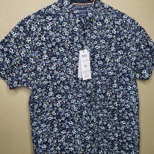WEEKEND SALE POSHMARK| Denim & Flower Ricky Singh Men's Button Front SS Shirt